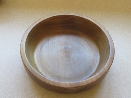 Walnut fruit bowl by Bert Lanham